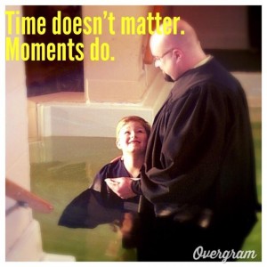Braxton being baptized by Ergun Caner