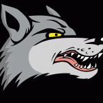 Angry wolf