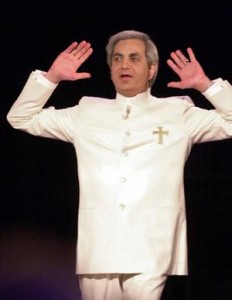 Benny Hinn (picture from http://www.prophecyfilm.com)