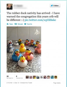 Rubber duck tweet