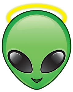 Alien with halo