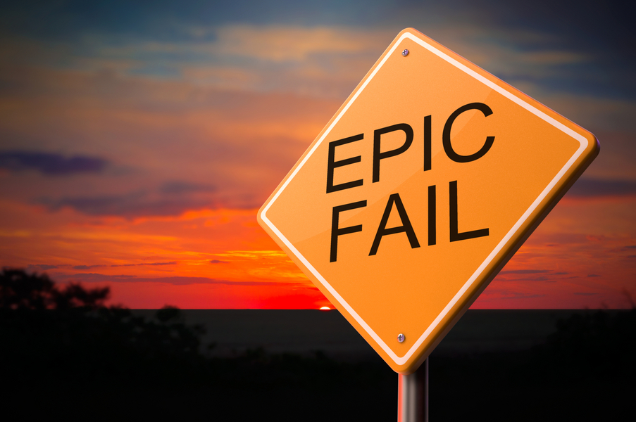 Epic fail sign