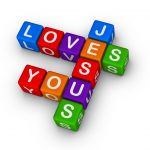 Jesus loves you blocks